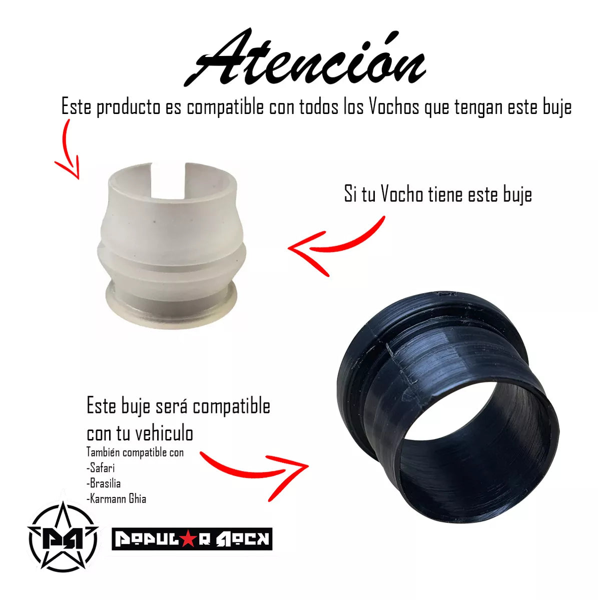 Buje De Pipa Mando De Palanca Velocidades Volkswagen Vocho