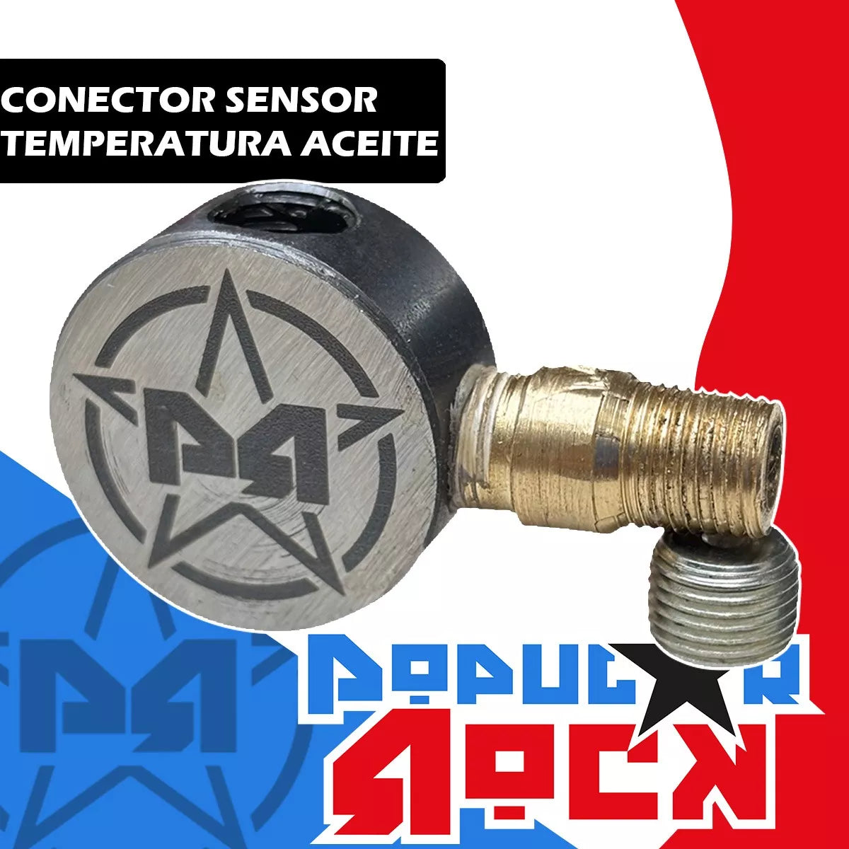 Conector Adaptador De Temperatura Y Presión Aceite Vw Vocho