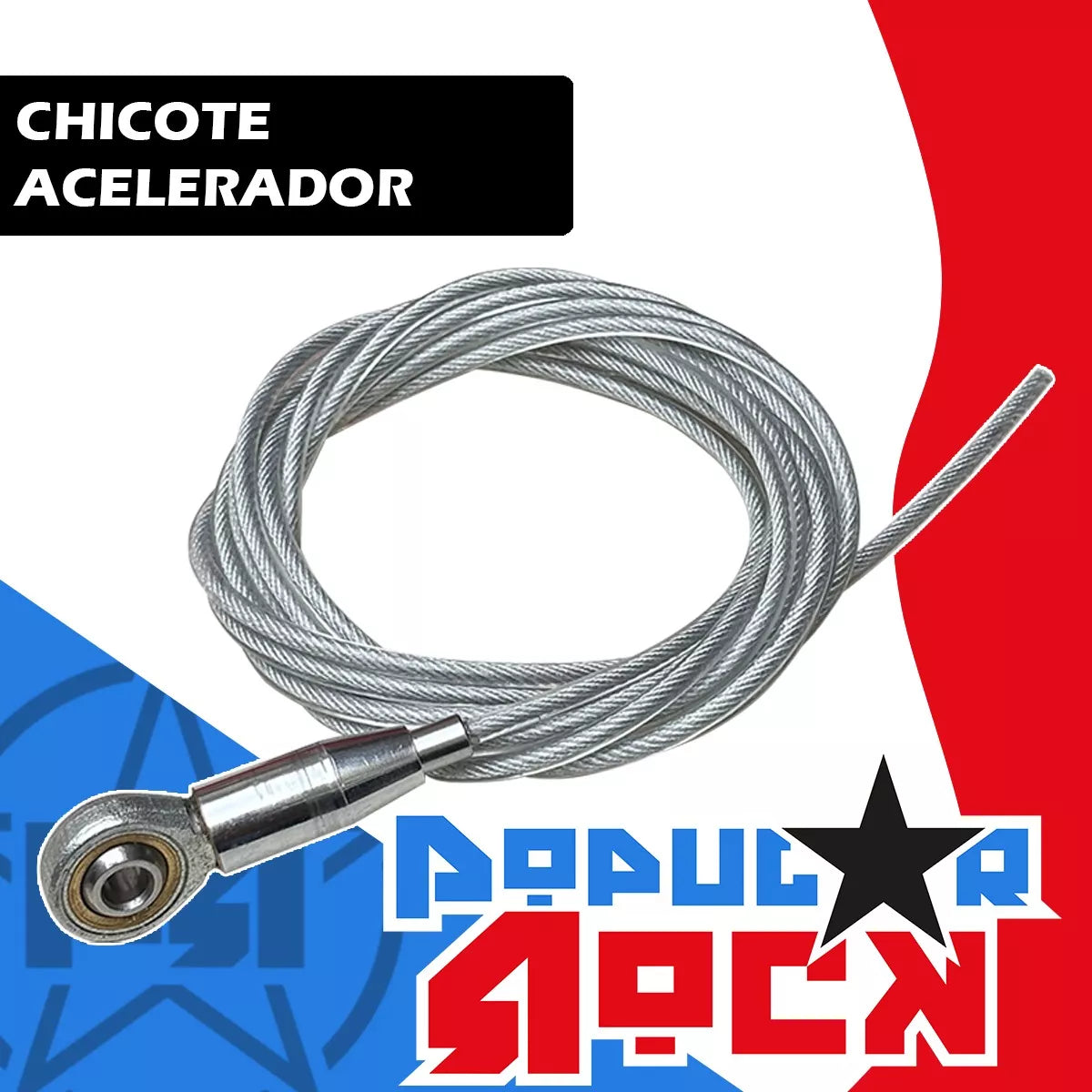 Cable chicote acelerador con ball joint Volkswagen Vocho