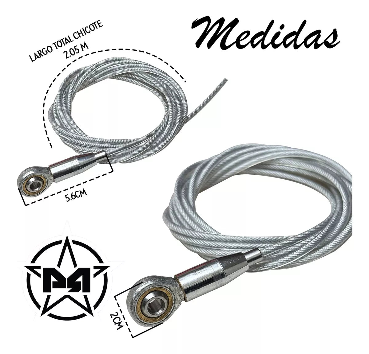 Cable chicote acelerador con ball joint Volkswagen Vocho